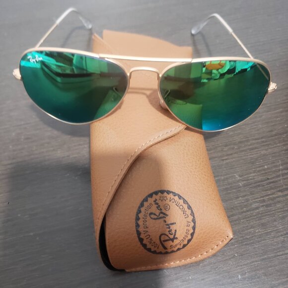 RAY-BAN Made in Italy RB3025 Aviator Large Metal 112/19 58-14mm 3N Sunglasses - Picture 2 of 16